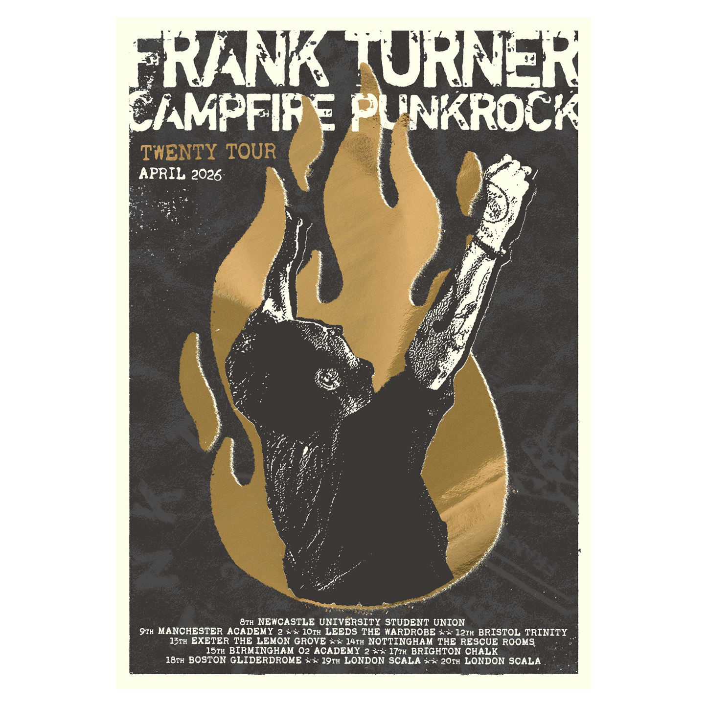 Campfire Punkrock '20 Foil Poster