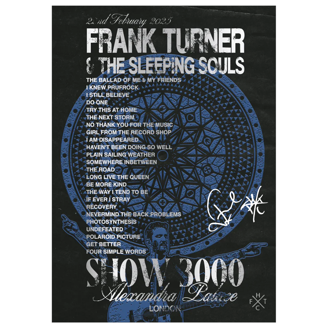 Show3000 Setlist Signed Poster
