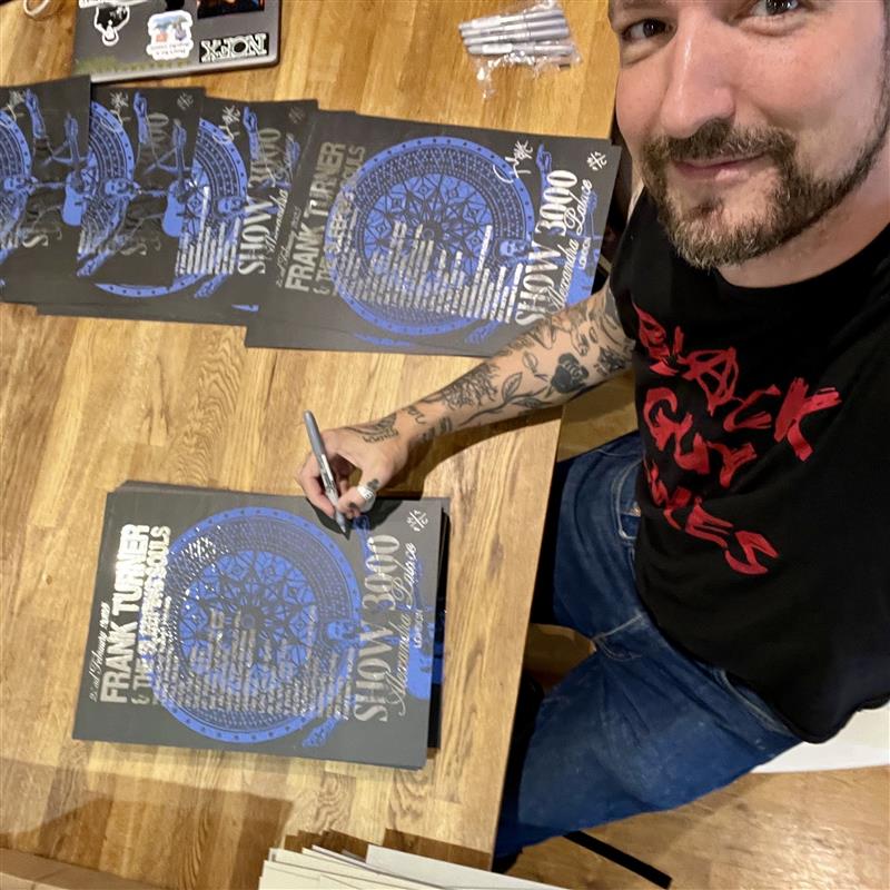 Show3000 Live CD + Show3000 'My First Show' Bundle T-Shirt + Show3000 Setlist Signed Poster