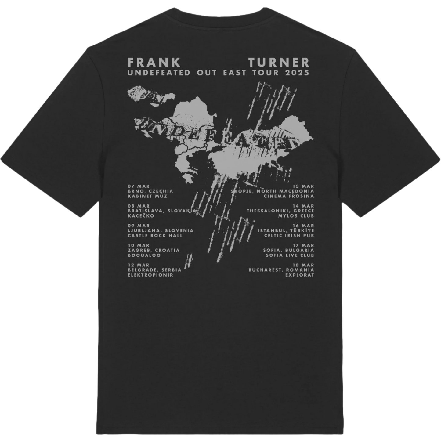 Undefeated Out East Tour T-Shirt