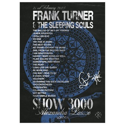 Show3000 Setlist Signed Poster
