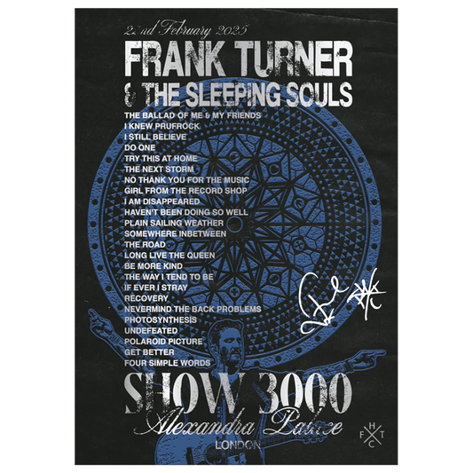 Show3000 Setlist Signed Poster