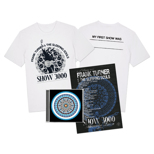 Show3000 Live CD + Show3000 'My First Show' Bundle T-Shirt + Show3000 Setlist Poster